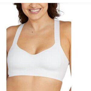 Bali Comfort Revolution Breathable Racerback Wire Free Bra White Size 3XL 7276